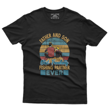 Load image into Gallery viewer, FISHING PARTNER DAD - Tshirt Design