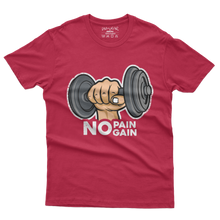 Load image into Gallery viewer, NO PAIN NO GAIN - Tshirt Design