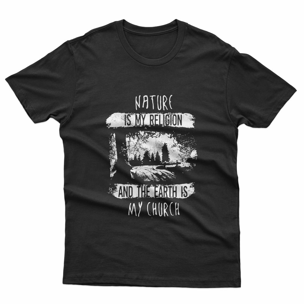 Nature is my Religion... Tshirt design