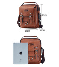 Load image into Gallery viewer, Waterproof Genuine Leather Crossbody shoulder bag for man