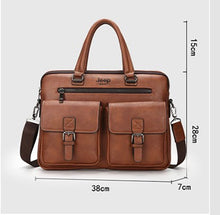 Load image into Gallery viewer, Waterproof Business Leather Handbag For Men