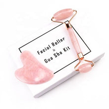 Load image into Gallery viewer, Quartz Face Roller with Gua Sha kit