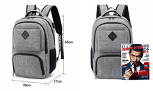 Load image into Gallery viewer, Laptop backpack with USB charging port