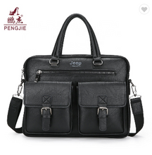 Load image into Gallery viewer, Waterproof Business Leather Handbag For Men