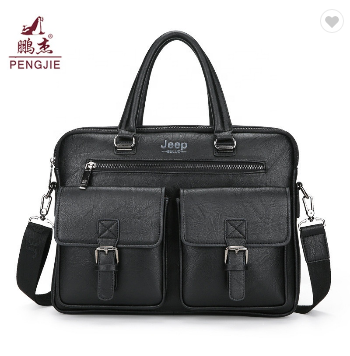 Waterproof Business Leather Handbag For Men