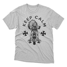 Load image into Gallery viewer, Keep Calm and Ride Daily T-shirt Design