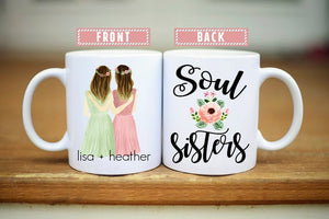 Customized Mug with Names and Picture