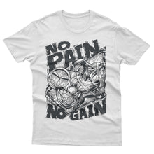 Load image into Gallery viewer, No Pain No Gain Summer Men&#39;s Short Sleeve Gym Suit T-Shirt